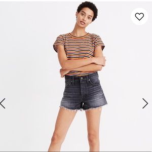 NWT Madewelll Relaxed Denim Shorts